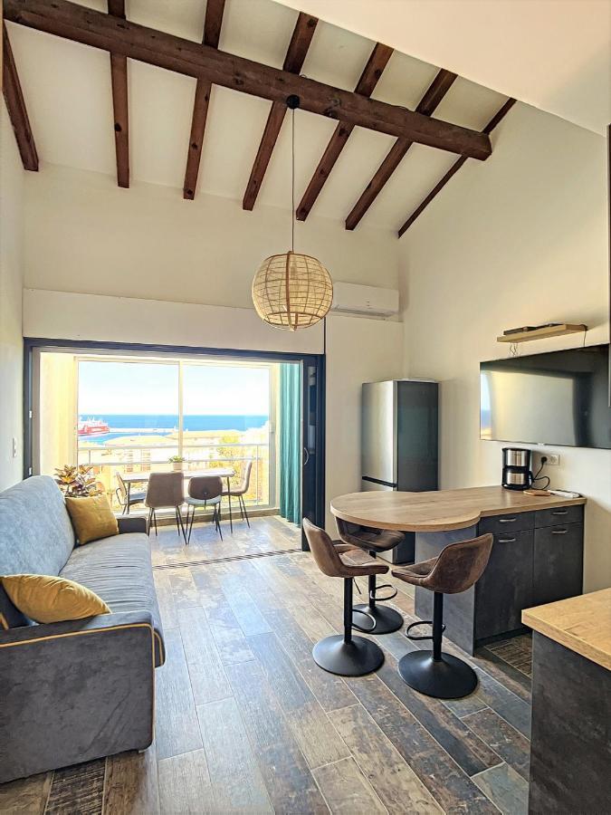 Tres Beau Duplex Vue Panoramique Mer, Proche Plage LʼÎle-Rousse Exteriör bild